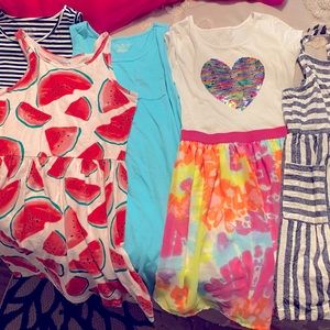 Girls 5 set dress Bundle (size 7/8)